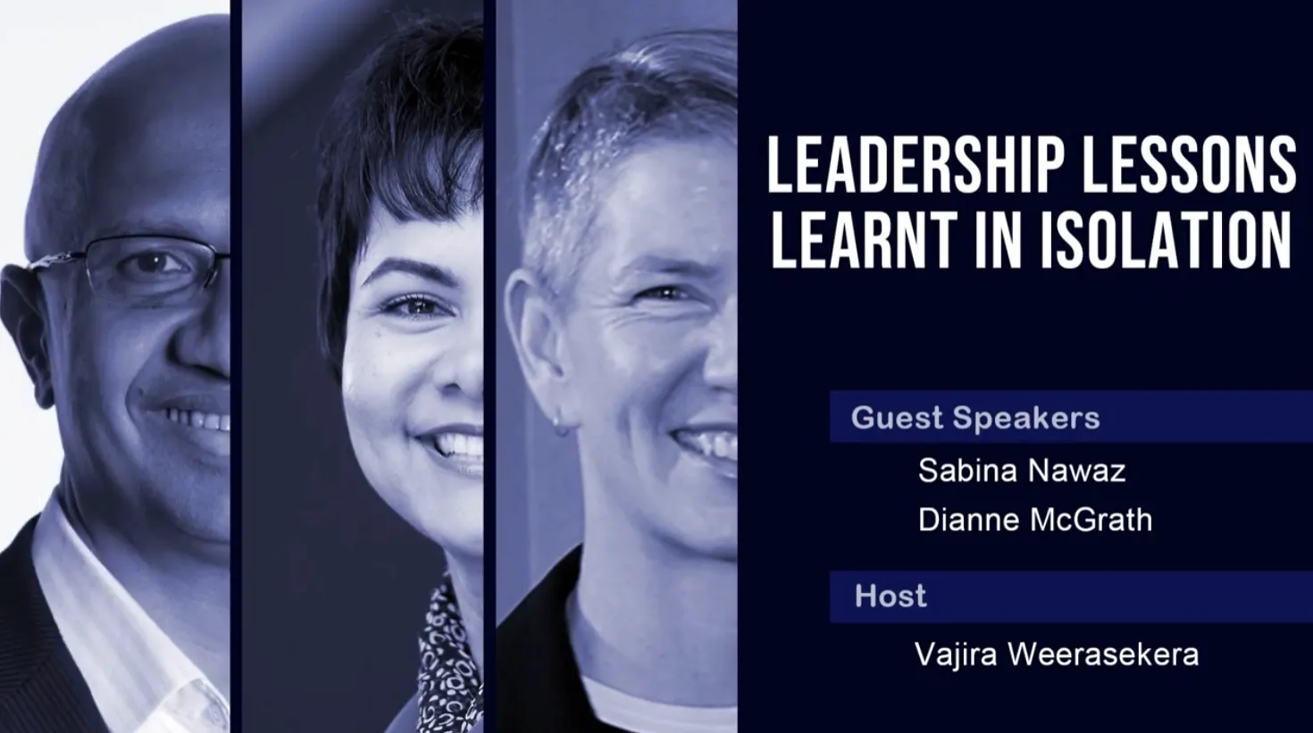 Leadership Lessons Learnt in Isolation